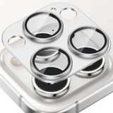 Microcase Iphone 16 Pro/ 16 Pro Max Kamera Camı Lens Koruyucu Halka Set - AL3130 (Gümüş)