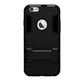 Microcase iPhone 6 Plus - 6s Plus Alfa Serisi Armor Standlı Perfect Koruma Kılıf - Siyah