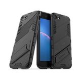 Microcase iPhone 8 Matrix Serisi Armor Standlı Perfect Koruma Kılıf -Siyah