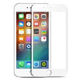 Microcase iPhone 8 Tam Kaplayan Çerçeveli Tempered Ekran Koruyucu - Beyaz