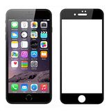 Microcase iPhone 8 Tam Kaplayan Çerçeveli Tempered Ekran Koruyucu - Siyah