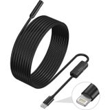 Microcase Iphone Lıghtning Endeskop Kamera Led Su Geçirmez 10 Metre Borescope Yılan Kamera AL4195