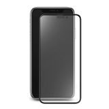 Microcase iPhone X - XS Tam Kaplayan Çerçeveli Tempered Ekran Koruyucu - Mat Siyah