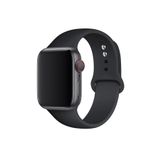 Microcase KY11 44-46 mm 22 mm Siyah Silikon Kordon Kayış
