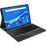 Microcase Lenovo M10 Plus 10.3 Inch TB-X606 X606F Bluetooth Touchpad Klavye + Bkk5 Standlı Kılıf - Siyah