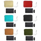 Microcase Lenovo Smart Paper ZAC00011TR 10.3 Tablet için Kapitone Tablet Çanta + Bluetooth Klavye + Mouse + Tablet Standı - AL8123 (Taba)