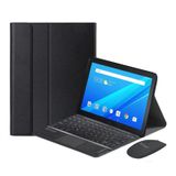 Microcase Lenovo Tab 4 10 Plus ile Uyumlu Bluetooth Touchpad Klavye + Bluetooth Mouse + Standlı Kılıf - BKK7