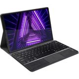 Microcase Lenovo Tab M10 TB-X306F 10.1 Inch Bluetooth Touchpad Klavye + Bkk5 Standlı Kılıf - Siyah