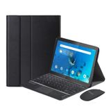 Microcase Lenovo Tab M10 TB-X505L X505F 10.1 inch Tablet ile Uyumlu Bluetooth Touchpad Klavye + Bluetooth Mouse + Standlı Kılıf - BKK7