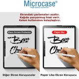 Microcase Lenovo Tab M8 4.Nesil Uyumlu Tablet Paper Pencil Destekli Kağıt Hissi Veren Mat Ekran Koruyucu