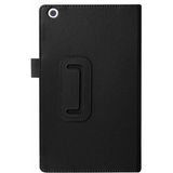 Microcase Lenovo Tab M8 TB-8505F TB-8505X TB-8505I 8.0 Inch Book Case Standlı Deri Kılıf - Siyah