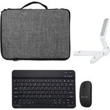 Microcase Lenovo Tab P11 (2. Nesil) 11.5 Inch Tablet Çanta + Bluetooth Klavye + Mouse + Tablet Standı - AL8112