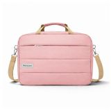 Microcase Macbook Pro 14 Inch M4 Pro/max 2024 ile Uyumlu Tablet Notebook Macbook Evrak Çantası Pembe AL5496