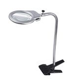 Microcase Masaüstü Mandallı Ledli Aydınlatma 5X Büyütme Büyüteç - Model No BY7
