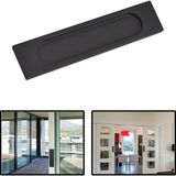 Microcase Metal Sürgülü Kapı Çekmece Pencere Sineklik Vb. Için Yapışkanlı Kol Tutacağı -AL4758 - Siyah