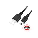 Microcase Mini USB Data Şarj Kablosu Kamera Mp3 Mp4 Ps3 Radyo Navigasyon Şarj Kablosu Piramit Uç 50CM AL4781