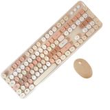 Microcase Mofii Sweet Serisi Renkli Kablosuz Klavye Mouse Set Türkçe AL4259 (Mor)