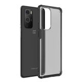 Microcase OnePlus 9 Pro Luna Serisi Köşe Korumalı Sert Rubber Kılıf - Siyah