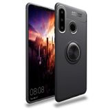 Microcase Oppo A31 Focus Serisi Yüzük Standlı Silikon Kılıf - Siyah