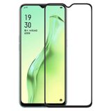 Microcase Oppo A31 Tam Kaplayan Çerçeveli Tempered Ekran Koruyucu - Siyah