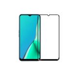 Microcase Oppo A5 2020 - A9 2020 Tam Kaplayan Çerçeveli Tempered Ekran Koruyucu - Siyah