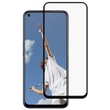 Microcase Oppo A52 Tam Kaplayan Çerçeveli Tempered Ekran Koruyucu - Siyah