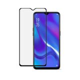 Microcase Oppo A5s Tam Kaplayan Çerçeveli Tempered Ekran Koruyucu - Siyah