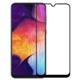Microcase Oppo A91 Tam Kaplayan Çerçeveli Tempered Ekran Koruyucu - Siyah