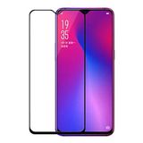 Microcase Oppo F9 / F9 Pro Tam Kaplayan Çerçeveli Tempered Ekran Koruyucu - Siyah