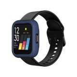 Microcase Oppo Realme Watch 36 mm Önü Açık Tasarım Rubber Kılıf - Gece Mavisi
