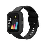 Microcase Oppo Realme Watch 36 mm Önü Açık Tasarım Rubber Kılıf - Siyah
