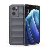Microcase Oppo Reno 7 5G Miami Serisi Darbeye Dayanıklı Silikon Kılıf - Koyu Gri