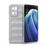 Microcase Oppo Reno 7 Pro Miami Serisi Darbeye Dayanıklı Silikon Kılıf - Açık Gri