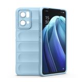 Microcase Oppo Reno 7 Pro Miami Serisi Darbeye Dayanıklı Silikon Kılıf - Açık Mavi