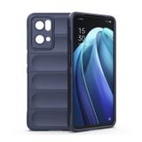 Microcase Oppo Reno 7 Pro Miami Serisi Darbeye Dayanıklı Silikon Kılıf - Lacivert