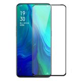 Microcase Oppo Reno Tam Kaplayan Çerçeveli Tempered Ekran Koruyucu - Siyah