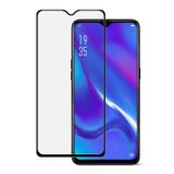 Microcase Oppo RX17 Neo Tam Kaplayan Çerçeveli Tempered Ekran Koruyucu - Siyah