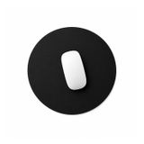 Microcase Oval Tasarım Bilgisayar Laptop Deri Mouse Pad AL5590 - Siyah
