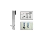 Microcase Paslanmaz Çelik Metal Banyo Duşakabin Mutfak vb. Alanlar için Dikey Askılık-AL4836 1 Adet