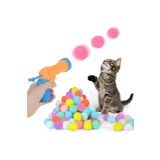 Microcase Peluş Top Atan İnteraktif Kedi Oyuncağı Stres Atma Tabancası AL4299