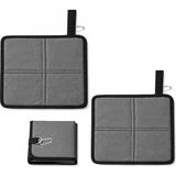 Microcase Piknik Kamp Balıkçılık Outdoor Için Katlanır ve Taşınabilir Minder 34X36 cm 2 Adet AL5563 - Gri