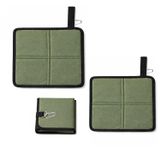 Microcase Piknik Kamp Balıkçılık Outdoor için Katlanır ve Taşınabilir Minder 34x36 CM 2 ADET AL5563 (Siyah)