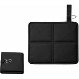 Microcase Piknik Kamp Balıkçılık Outdoor için Katlanır ve Taşınabilir Minder 34x36 CM AL5563 (Siyah)