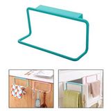Microcase Plastik Mutfak Banyo için Dolap Üzerinde Asılı Havlu Eşya Askılığı-AL4934 (Mavi)