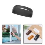 Microcase Plastik Yapışkanlıı Sürgülü Pencere Çekmece Kapı Kolu Tutacağı-AL4834 1 Adet (Beyaz)