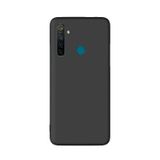Microcase Realme 5i Premium Matte Silikon Kılıf - Siyah