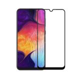 Microcase Samsung Galaxy A02s Tam Kaplayan Çerçeveli Tempered Ekran Koruyucu - Siyah