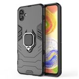 Microcase Samsung Galaxy A04 Batman Serisi Yüzük Standlı Armor Kılıf - Siyah AL3349