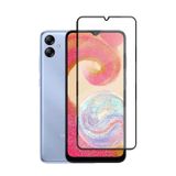 Microcase Samsung Galaxy A04E Tam Kaplayan Çerçeveli Tempered Ekran Koruyucu - Siyah AL3276
