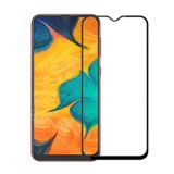Microcase Samsung Galaxy A20e Tam Kaplayan Çerçeveli Tempered Ekran Koruyucu - Siyah